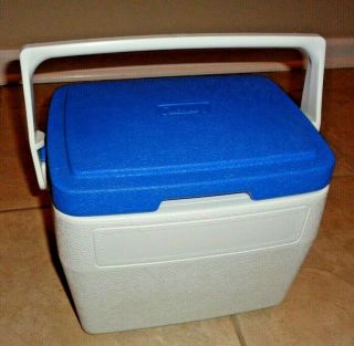 Vintage 1989 Coleman 5272 Personal Cooler Ice Chest Box Made In Usa