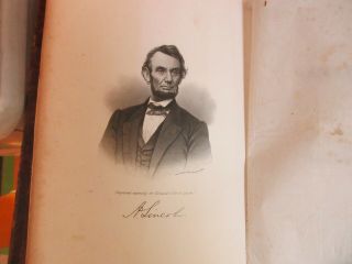 Old LIFE OF ABRAHAM LINCOLN Book 1866 CIVIL WAR US PRESIDENT BIOGRAPHY MILITARY 4