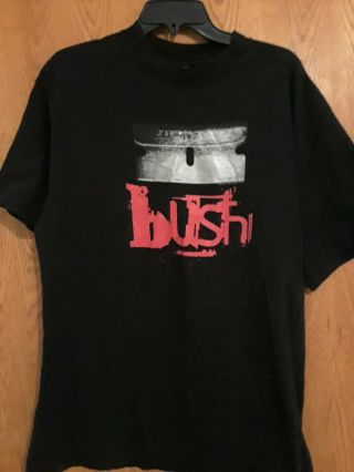 Vtg 90s 1995 Bush Razorblade Suitcase Tshirt Unworn Tour Rock Usa Made
