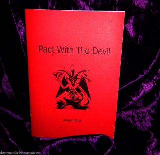 Pact With The Devil.  Occult Finbarr Witchcraft.  Black Magic Grimoire Magick