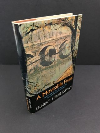 A Moveable Feast By Ernest Hemingway 1964c First 1st Edition Hbdj Scribners
