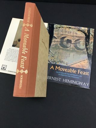 A Moveable Feast By Ernest Hemingway 1964c First 1st Edition HBDJ Scribners 2
