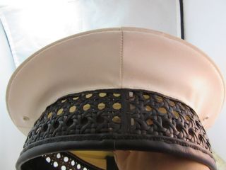 Vintage 1960 ' s Cincinnati P.  D. ,  cap hat.  Brass buttons 7