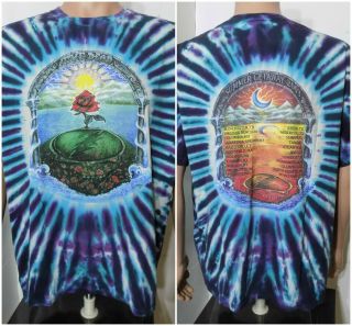The Grateful Dead Summer Getaway 2003 Tye Dye T - Shirt (xl) Vintage Concert Tour