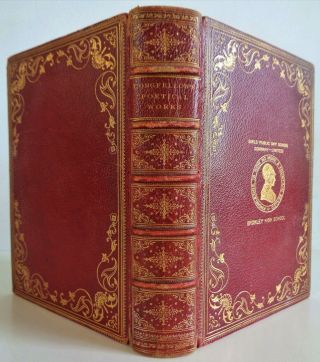 1887 Longfellow Poetical Illustrated English Poetry Poems Binding