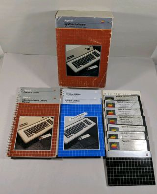 Vintage Apple Iii System Software Sos,  Utilities,  And Emulation Complete Set
