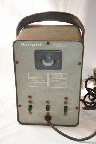 Vintage Allied Knight Radio Capacitor Tester Checker