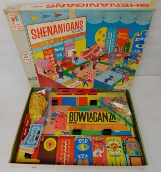 Vintage 1964 Milton Bradley Shenanigans Board Game