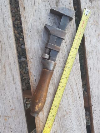 Vintage Adjustable Spanner Wrench 10 Inch