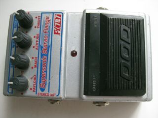 Vintage Dod Fx747 Supersonic Stereo Flanger Effect Pedal Usa