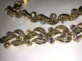 Vintage Lisner Set Necklace Earring And Bracelet 4