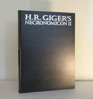 NECRONOMICON II H.  R.  Giger Hardcover Second Printing 1994 3