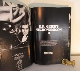 NECRONOMICON II H.  R.  Giger Hardcover Second Printing 1994 4
