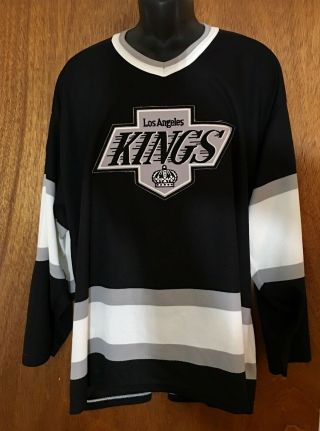 Authentic Xl Ccm Maska La Los Angeles Kings 90s Vintage Hockey Jersey