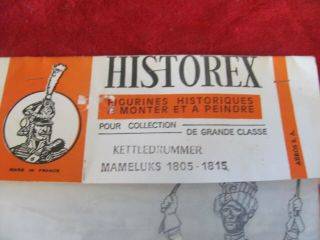 Vintage French Historex 54mm = Kettleddrummer Mameluks = 1805 - 1815 = 732
