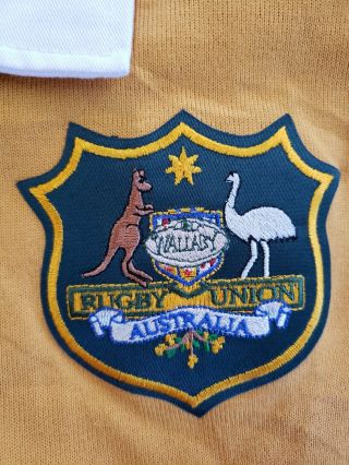 Vintage Rugby Union Shirt mens XXL Canterburry wallabies Australia Qantas 90s 6