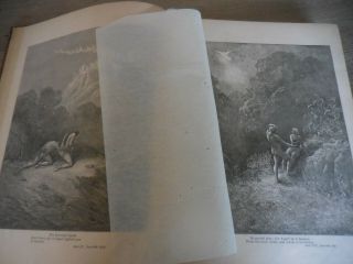 1885 MILTONS PARADISE LOST Ill.  Dore Edited With Notes Life Of Milton By Vaughan 7