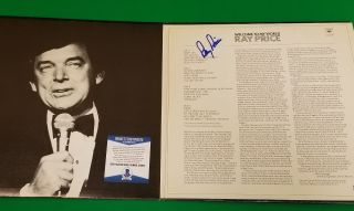 Ray Price Signed Vintage Lp Album Certified Authentic With Beckett Bas