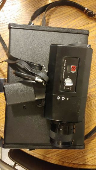 YASHICA 800 electro camera.  shape.  With case 3