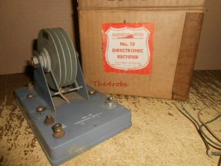 Vintage American Flyer No.  15 Directronic Rectifier