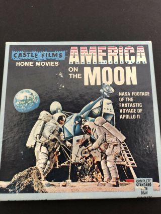 Castle Films Home Movies America On The Moon Voyage Of Apollo 11 8mm No.  1908