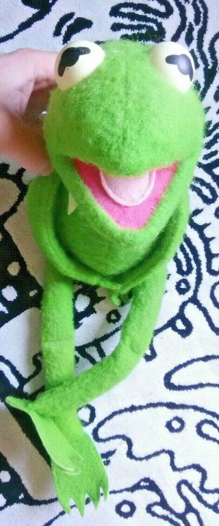 Vtg 1976 Fisher Price " Kermit The Frog " Plush Doll 850 Muppets Jim Henson ░░░░░░