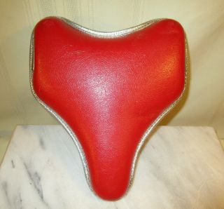 Vintage Bicycle Seat - Red - Troxel