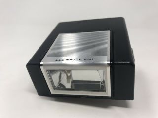 Itt Magicflash Electronic Flash For Polaroid Sx - 70 Film Pronto Cameras