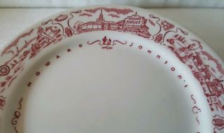 Vintage Howard Johnson ' s Restaurant Cup Saucer And Pie Plate Caribe China 7