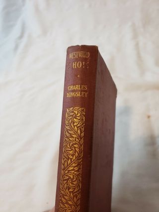 Westward Ho By Charles Kingsley Illustrated By G.  C.  Hindley Collins Clear - Type