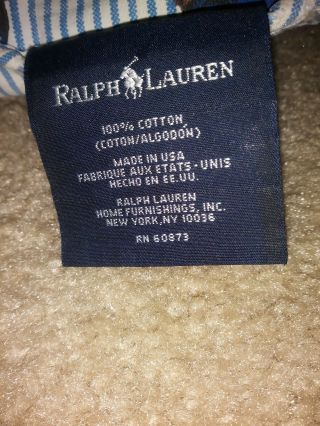 Vintage Ralph Lauren Comforter Bedding POLO TEDDY Bear TWIN Comforter USA VTG 2