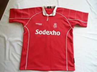 Vintage British Army Rugby Jersey Shirt Xl V.  G.  C