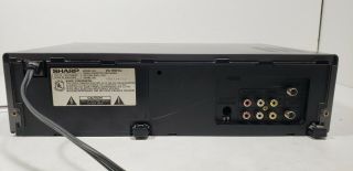 Sharp 4 Head HIFI Stereo VCR VC - H973U with Remote and Cables 7