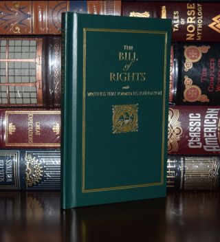 The Bill Of Rights By J.  Madison Constitution Deluxe Hardback Pocket Edition