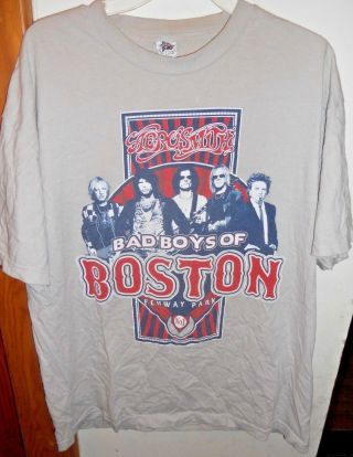 Vintage Aerosmith Fenway Park Boston Bad Boys Concert Shirt