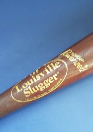 Vtg Louiville Slugger C243 Pro Stock Wood Baseball Bat 34 Red Stained