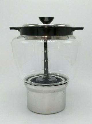 Vintage Corning Ware Blue Cornflower Drip - O - Lator 2 QT - 8 Cup Coffee/Tea Pot 5
