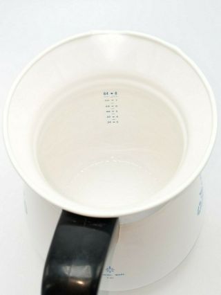 Vintage Corning Ware Blue Cornflower Drip - O - Lator 2 QT - 8 Cup Coffee/Tea Pot 7