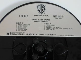 4 Vintage Reel to Reel tapes by James Taylor. 3