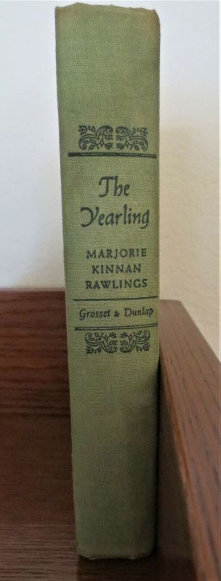 The Yearling Signed By " Jody " Actor Claude Jarman,  Jr.  Vg Cnd 1938 First Edition