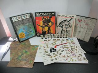 Vintage 1985 Fasa 1604 Battletech Game Of Armored Combat Role Playing 2 Edition
