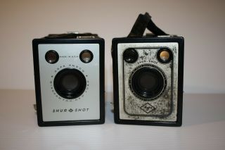 Sureshot Vintage Box Cameras Agfa Ansco