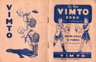 The Vimto Book For Scholars Circa 1952