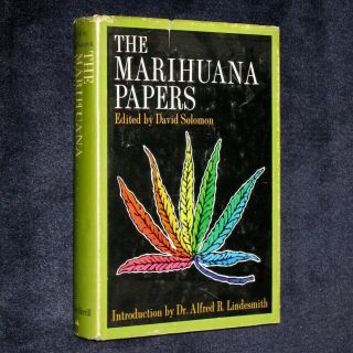 The Marihuana Papers 1966 1st Ed Drugs Marijuana Weed Cannabis Hc With Dj 1960s