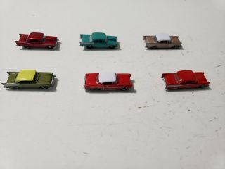 Racing Champions Vintage 57 Chevy (set Of 6)