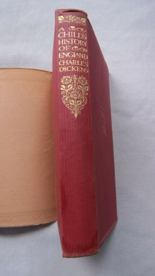 Old Book Everyman ' s Library A Child ' s History of England by Dickens 1928 DJ GC 3
