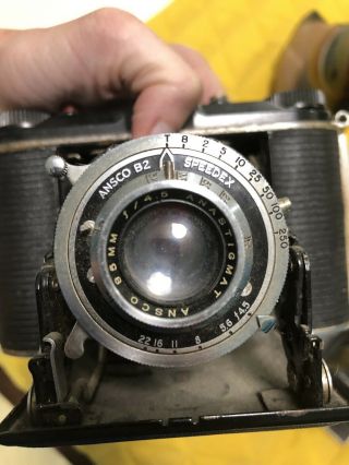 Vintage Agfa Ansco B2 Speedex Folding Film Camera