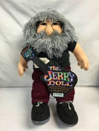The Jerry Garcia doll by Gund Liquid Blue Vintage w/guitar 1998 Grateful Dead 2