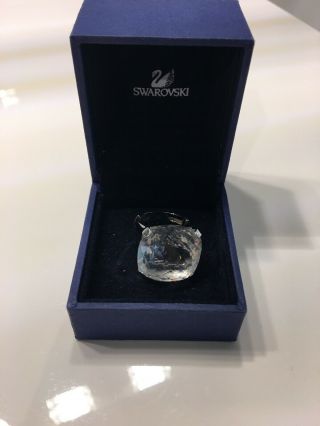 Vintage Estate Swarovski Signed Crystal Merlin Ring Size 5