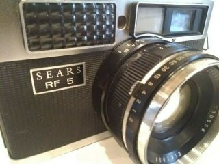 Ricoh/Sears RF 5 35 mm rangefinder camera w/48 mm f/2 Rikenon lens 2